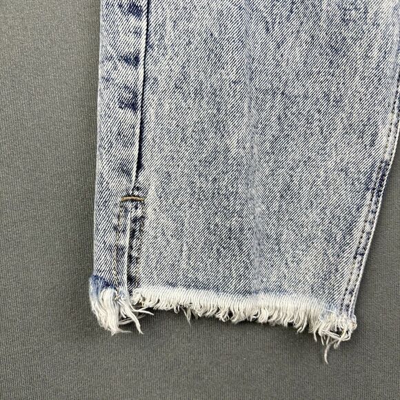 KanCan Jeans Women 30 High Rise Relaxed Tapered Acid Wash Destroyed Casual Denim - Picture 5 of 16